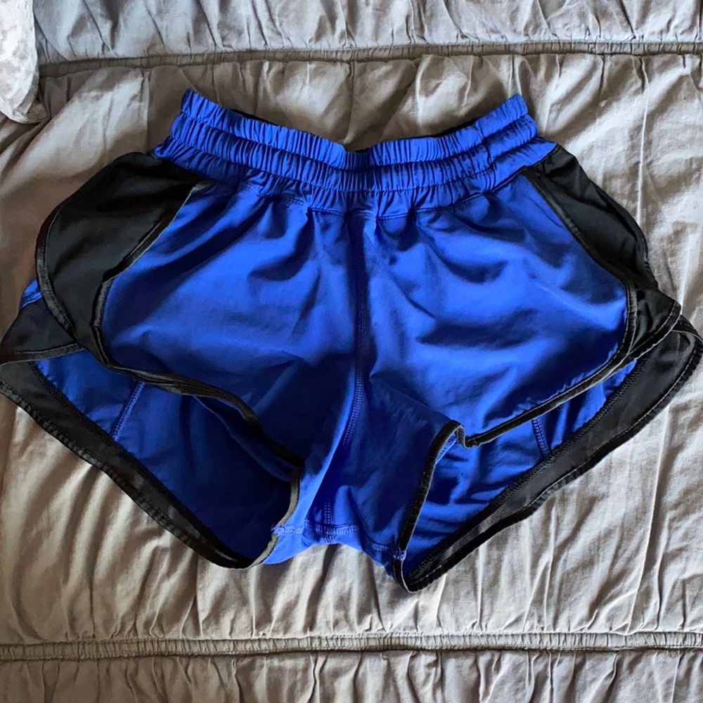 Royal blue lululemon shorts